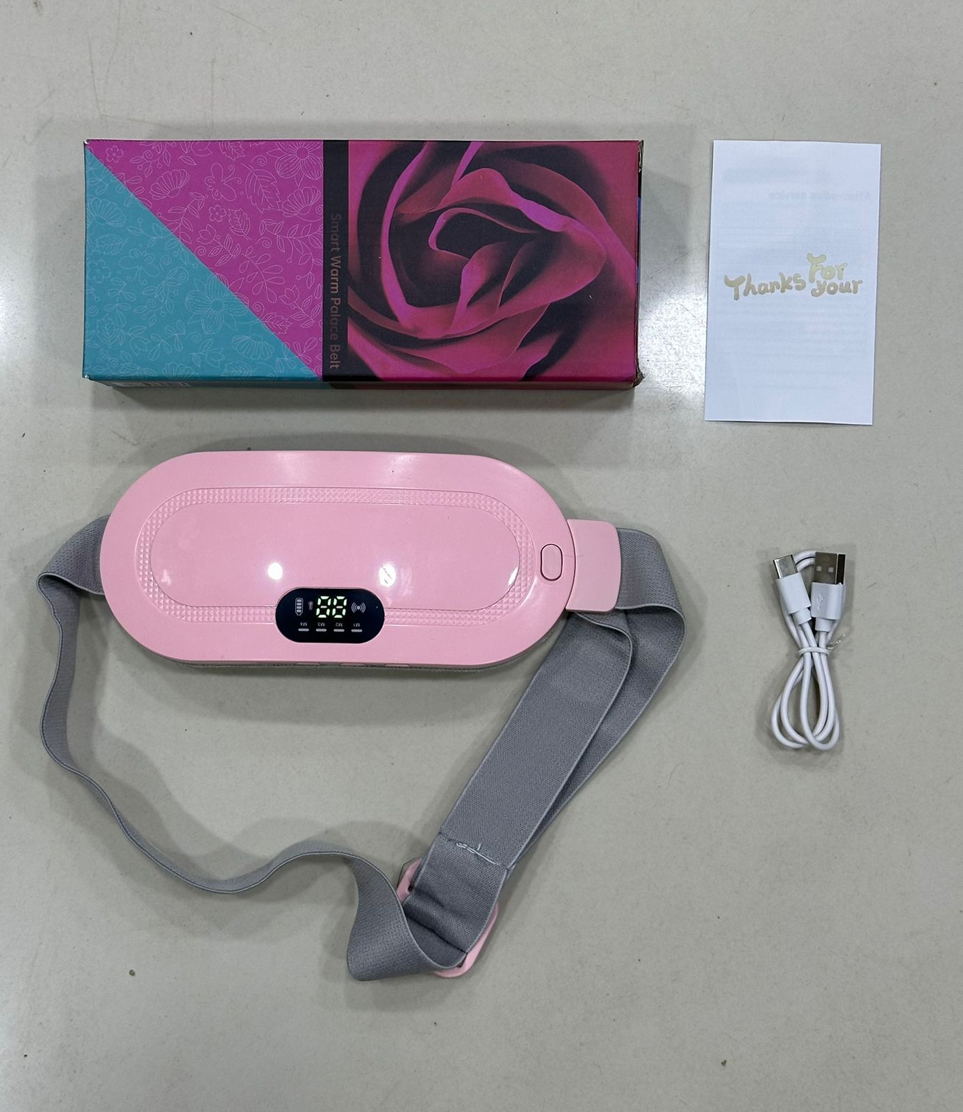 PERIOD CRAMP RELIEF MASSAGER AND HEATING PAD