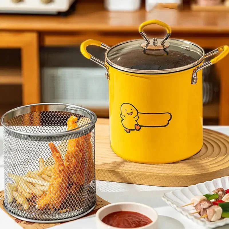 Stainless Steel Deep Frying Pot - (IMPORTED)