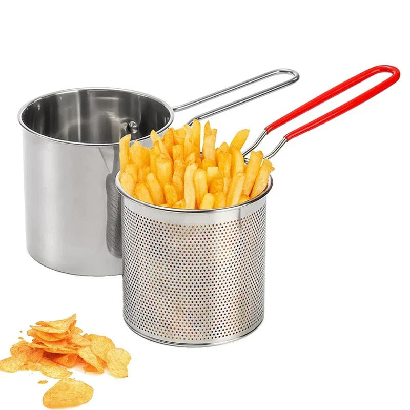 Stainless Steel Deep Frying Pot - (IMPORTED)