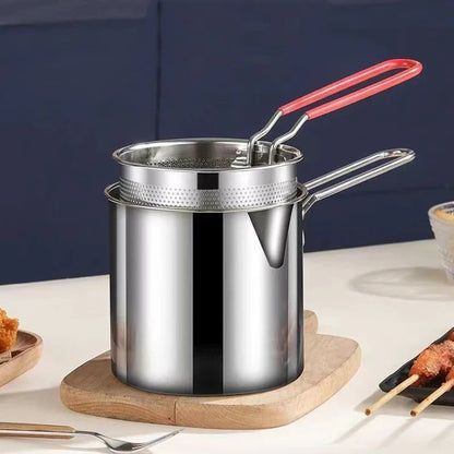 Stainless Steel Deep Frying Pot - (IMPORTED)
