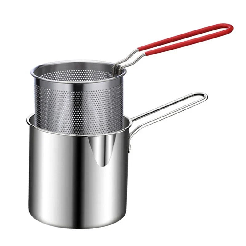 Stainless Steel Deep Frying Pot - (IMPORTED)