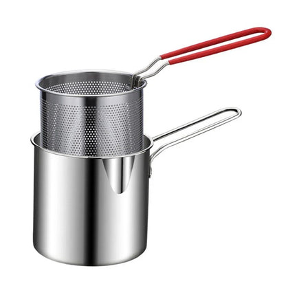 Stainless Steel Deep Frying Pot - (IMPORTED)