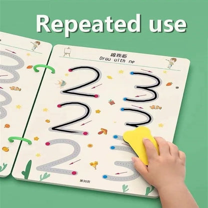 Premium A4 Kids Educational Learning & Tracing Book | 64 Pages