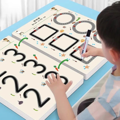 Premium A4 Kids Educational Learning & Tracing Book | 64 Pages