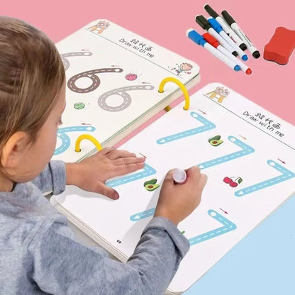 Premium A4 Kids Educational Learning & Tracing Book | 64 Pages