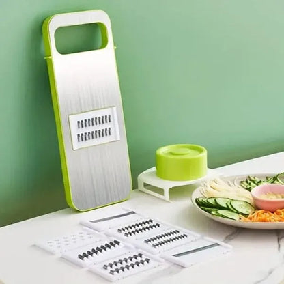 Premium 5-in-1 Multi-Functional Vegetable Slicer & Grater Kit