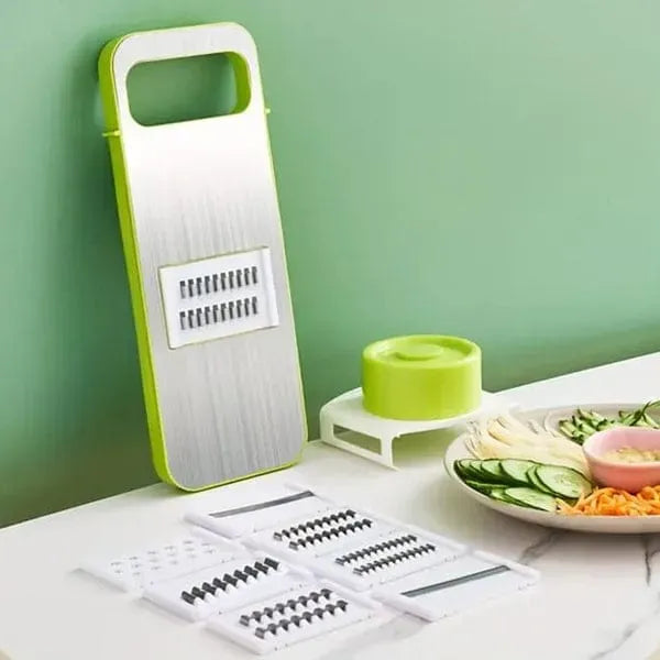 Premium 5-in-1 Multi-Functional Vegetable Slicer & Grater Kit