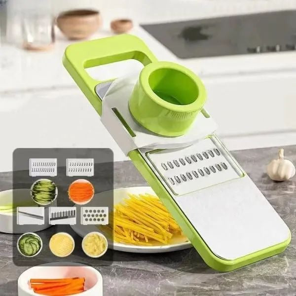 Premium 5-in-1 Multi-Functional Vegetable Slicer & Grater Kit