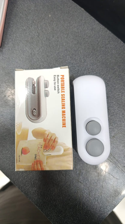 2-in-1 Rechargeable Mini Bag Sealer & Cutter | Heavy Duty Heat Sealer