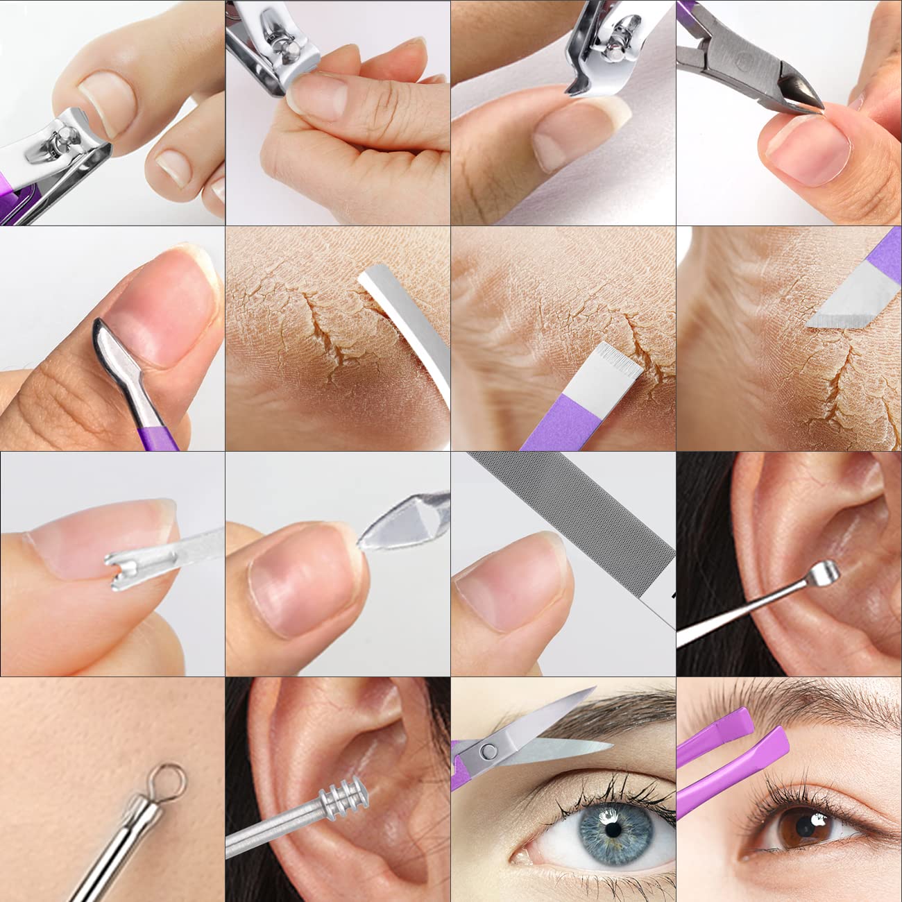 16-in-1 Professional Manicure & Pedicure Kit