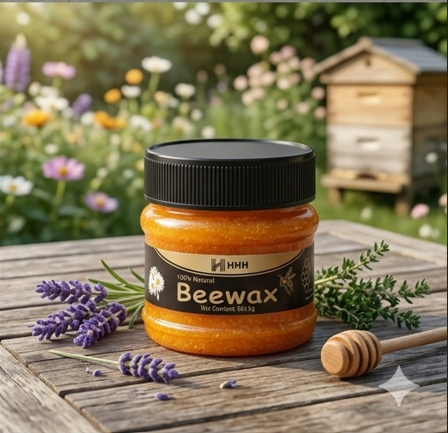 HHH 100% Natural Beeswax | Premium Wood & Furniture Polish