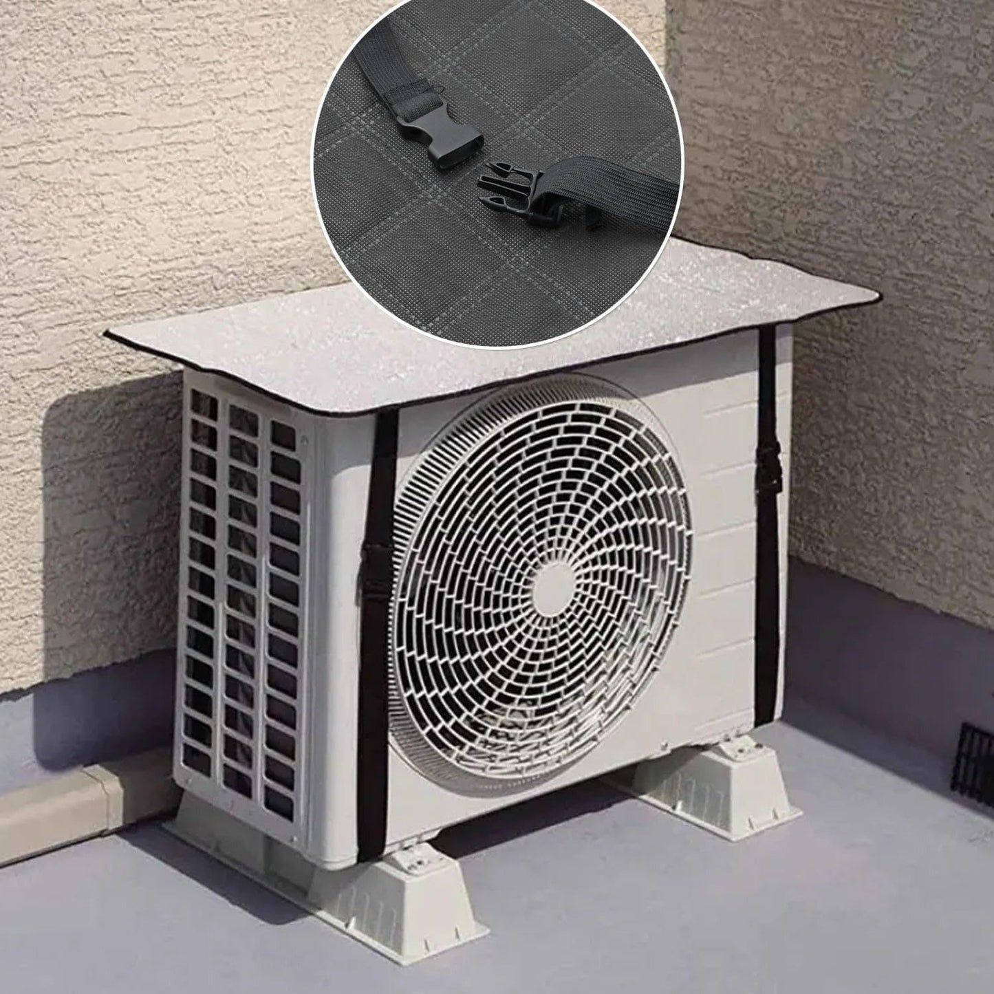 AC Outdoor Unit Sunshade Cover & Dust Protector | Heat Shield