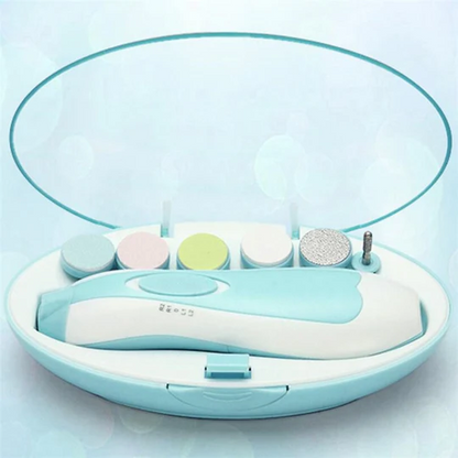 Premium 6-in-1 Electric Baby Nail Trimmer & Filer Kit