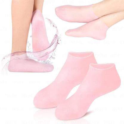 Silicone Moisturizing Heel Socks for Cracked Heel Repair & Care