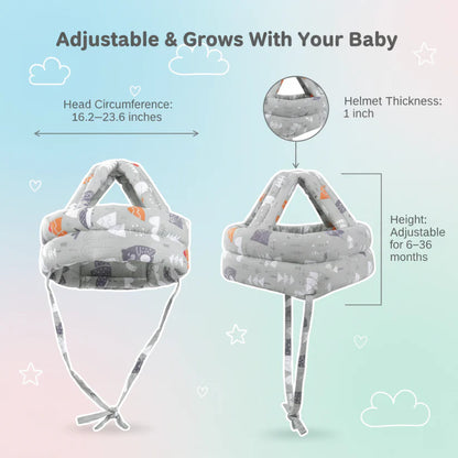 Baby Safety Helmet – Adjustable 360° Protection (6–36 Months)