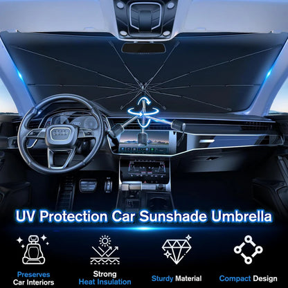 Universal Car Windshield Sunshade – Foldable & UV Protection