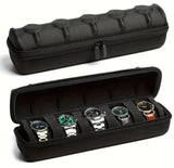Hard-Shell Watch Storage Organizer Watch Travel Case - 5 Slot