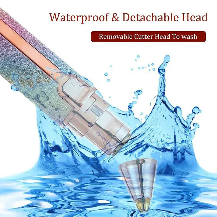2-in-1 Flawless Eyebrow Trimmer | USB Rechargeable 2in1 Flawless Trimmer With Wire & Cleaning Brush | Eyebrow & Upper Lips Trimmer For Women (Rechargeable)