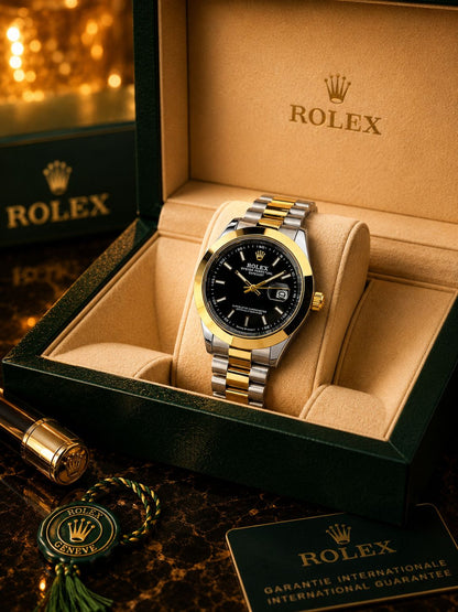 Premium Men's Luxury Quartz Watch | Stainless Steel with Date