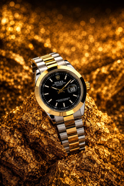 Premium Men's Luxury Quartz Watch | Stainless Steel with Date