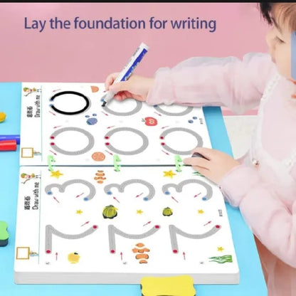 Premium A4 Kids Educational Learning & Tracing Book | 64 Pages