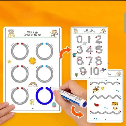 Premium A4 Kids Educational Learning & Tracing Book | 64 Pages