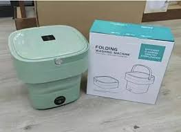Foldable Mini Washing Machine – Portable Collapsible Washer for Travel, Dorm, Baby Clothes | Random Color | 11 Litre