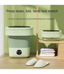 Foldable Mini Washing Machine – Portable Collapsible Washer for Travel, Dorm, Baby Clothes | Random Color | 11 Litre