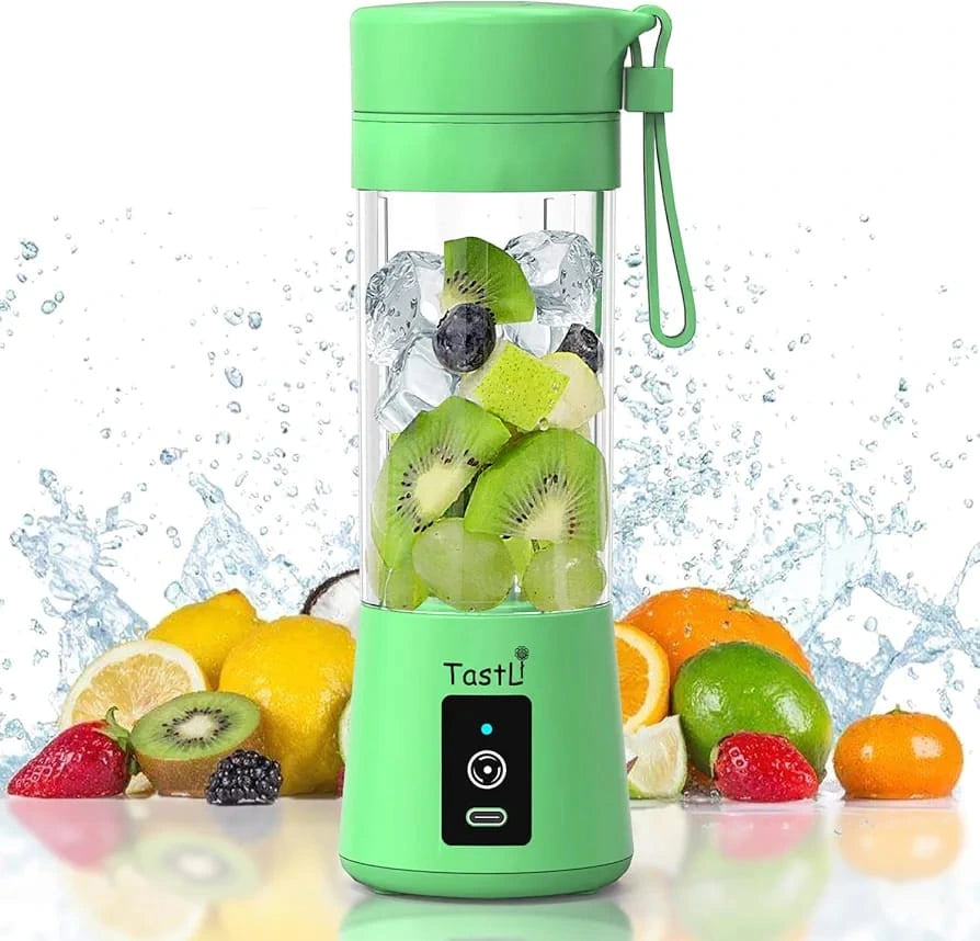 USB Chargeable Juicer Blender 6 Blades 380ml - Portable Juicer Cup & Smoothie Maker