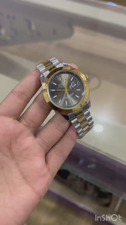 Premium Men's Luxury Quartz Watch | Stainless Steel with Date