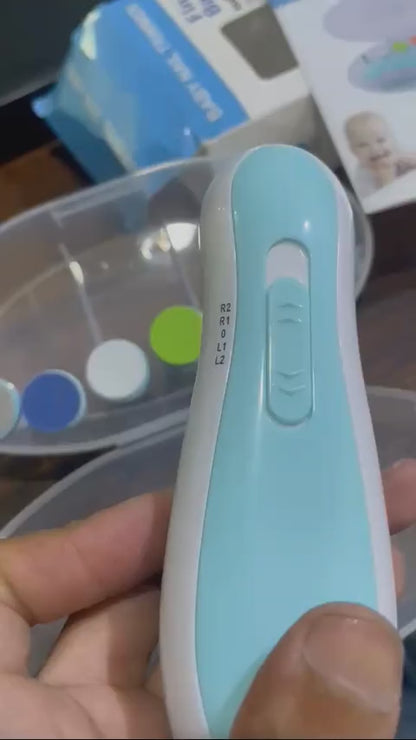Premium 6-in-1 Electric Baby Nail Trimmer & Filer Kit