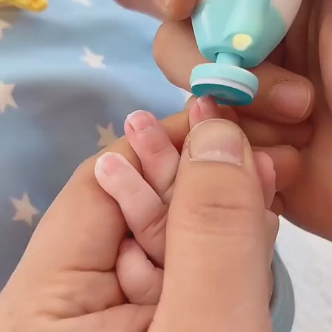 Premium 6-in-1 Electric Baby Nail Trimmer & Filer Kit