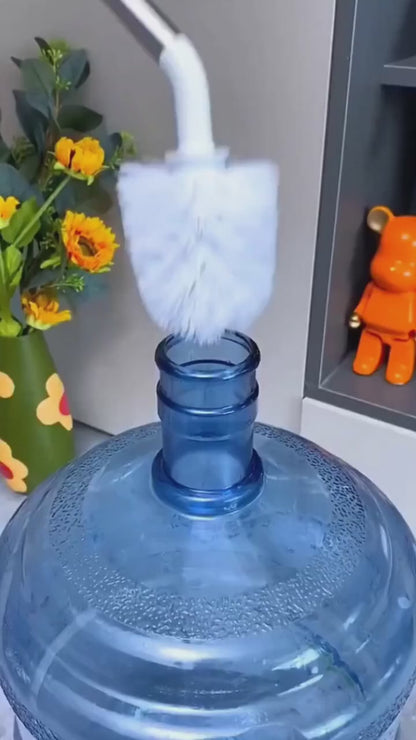 19 Litre Water Bottle Cleaning Brush Adjustable Long Handle 40 to 60cm Deep Cleaning Brush for Gallon Bottles
